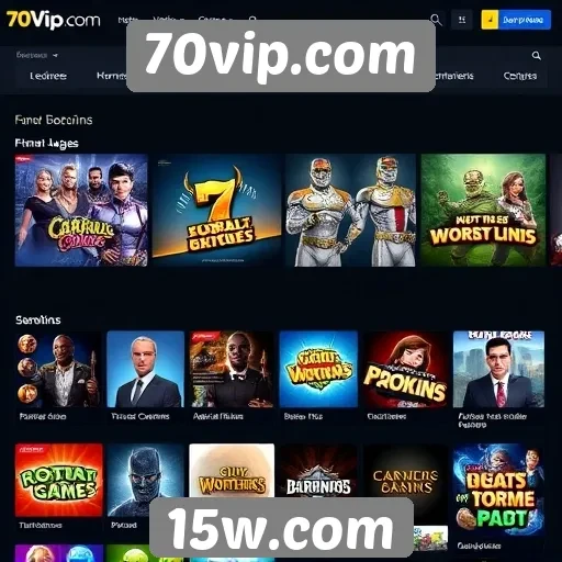 Exploração das opções de jogos no 70vip.com