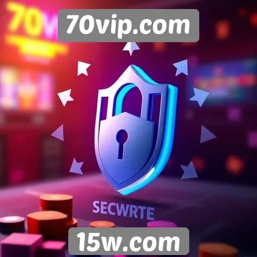 Características de segurança no site de jogos 70vip.com