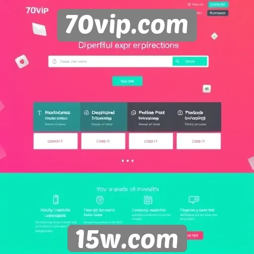 Experiência do usuário no 70vip.com